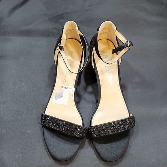 BRAND NEW SB-HANNA BY BETSEY JOHNSON MARI RHINESTONE BLOCK HEEL DRESS SA… - Picture 2 of 16